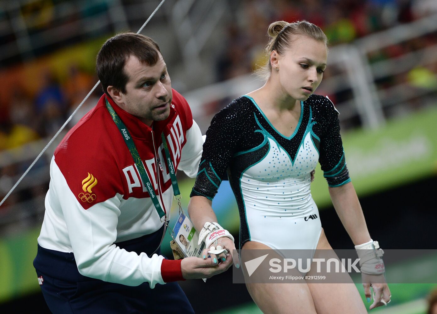 2016 Summer Olympics. Artistic gymnastics. Women. Uneven bars