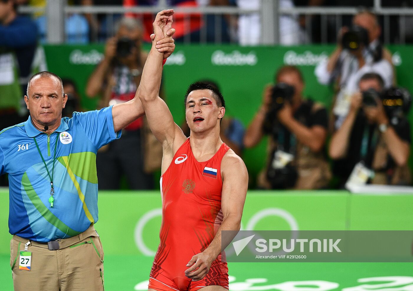 2016 Summer Olympics. Greco-Roman wrestling. Day One