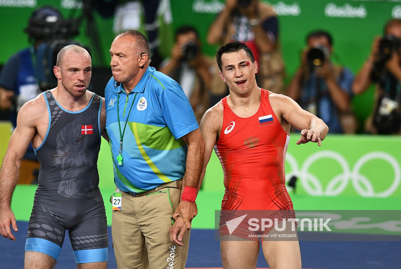 2016 Summer Olympics. Greco-Roman wrestling. Day One