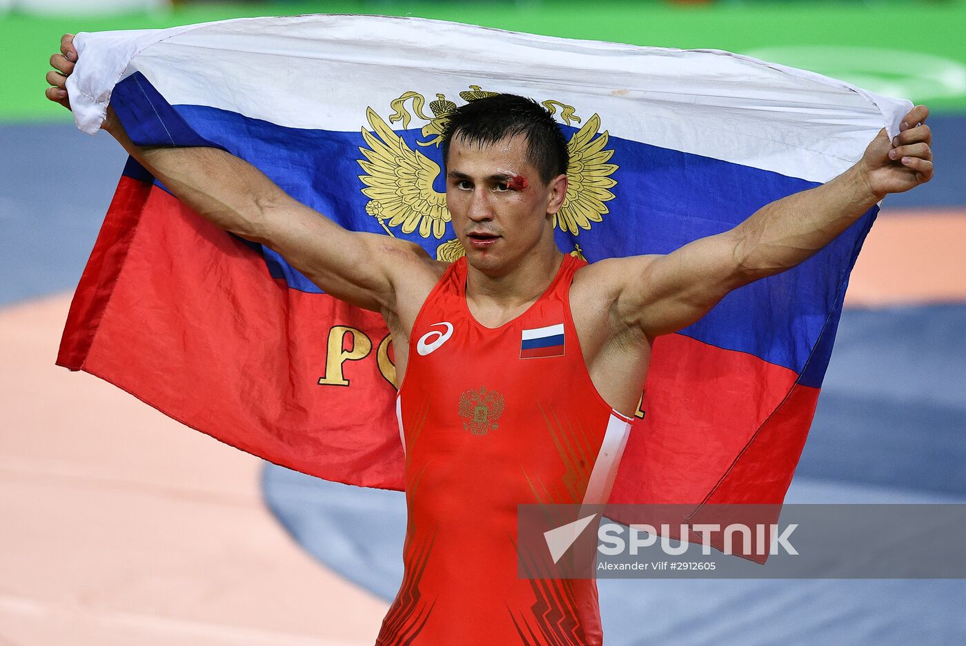 2016 Summer Olympics. Greco-Roman wrestling. Day One
