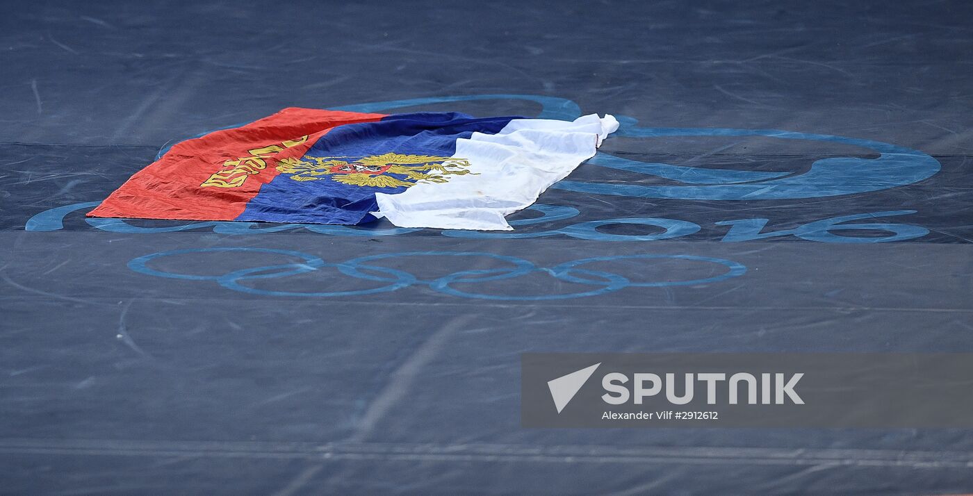 2016 Summer Olympics. Greco-Roman wrestling. Day One