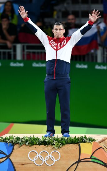 2016 Summer Olympics. Greco-Roman wrestling. Day One