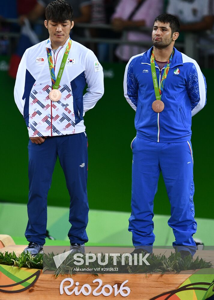 2016 Summer Olympics. Greco-Roman wrestling. Day One