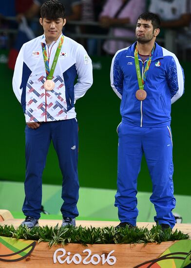 2016 Summer Olympics. Greco-Roman wrestling. Day One