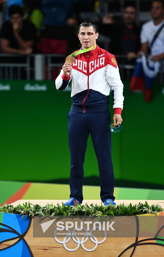 2016 Summer Olympics. Greco-Roman wrestling. Day One