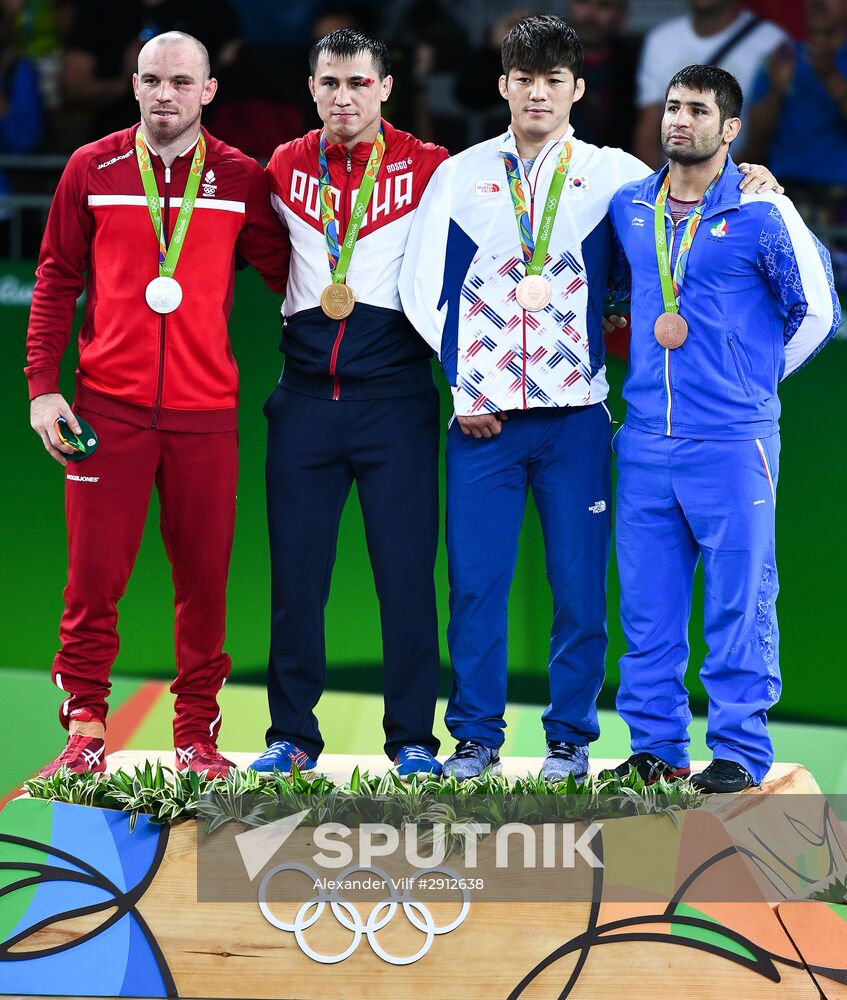 2016 Summer Olympics. Greco-Roman wrestling. Day One