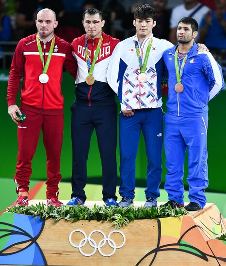 2016 Summer Olympics. Greco-Roman wrestling. Day One