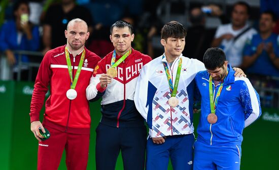 2016 Summer Olympics. Greco-Roman wrestling. Day One