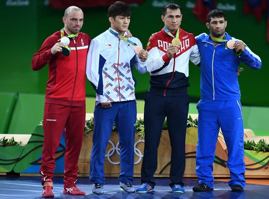 2016 Summer Olympics. Greco-Roman wrestling. Day One