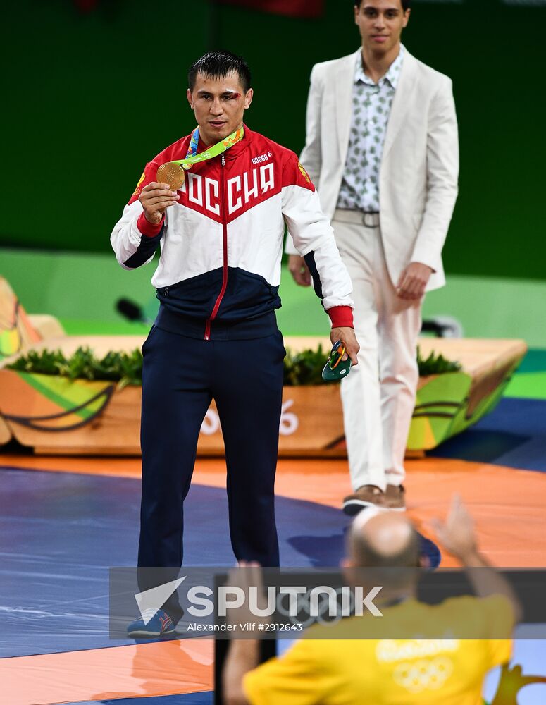 2016 Summer Olympics. Greco-Roman wrestling. Day One