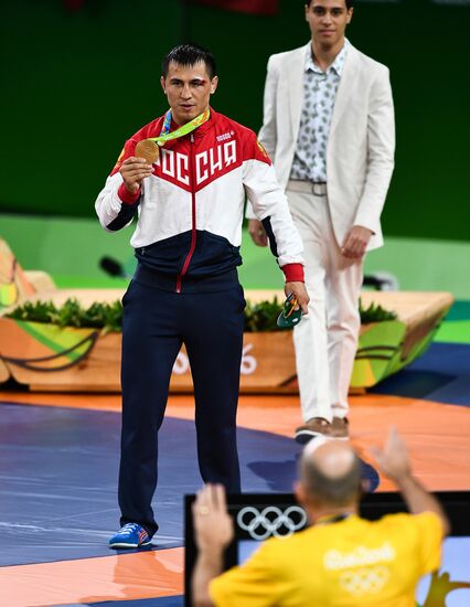 2016 Summer Olympics. Greco-Roman wrestling. Day One