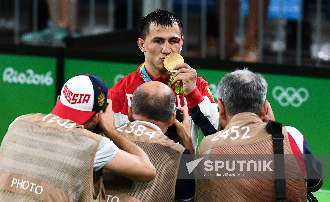 2016 Summer Olympics. Greco-Roman wrestling. Day One