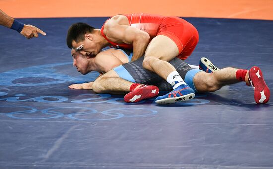 2016 Summer Olympics. Greco-Roman wrestling. Day One