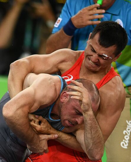 2016 Summer Olympics. Greco-Roman wrestling. Day One