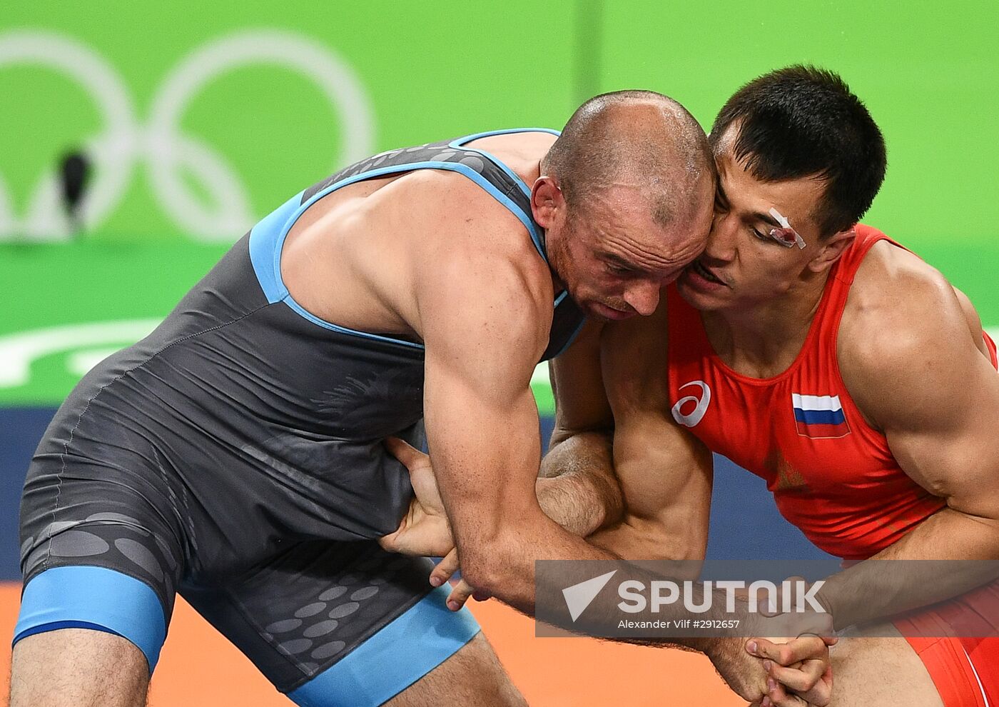 2016 Summer Olympics. Greco-Roman wrestling. Day One