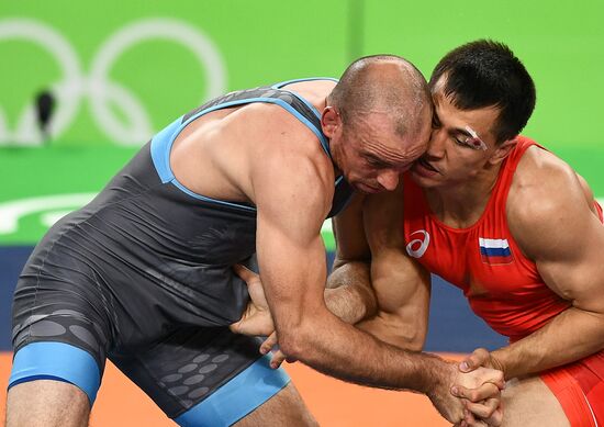2016 Summer Olympics. Greco-Roman wrestling. Day One