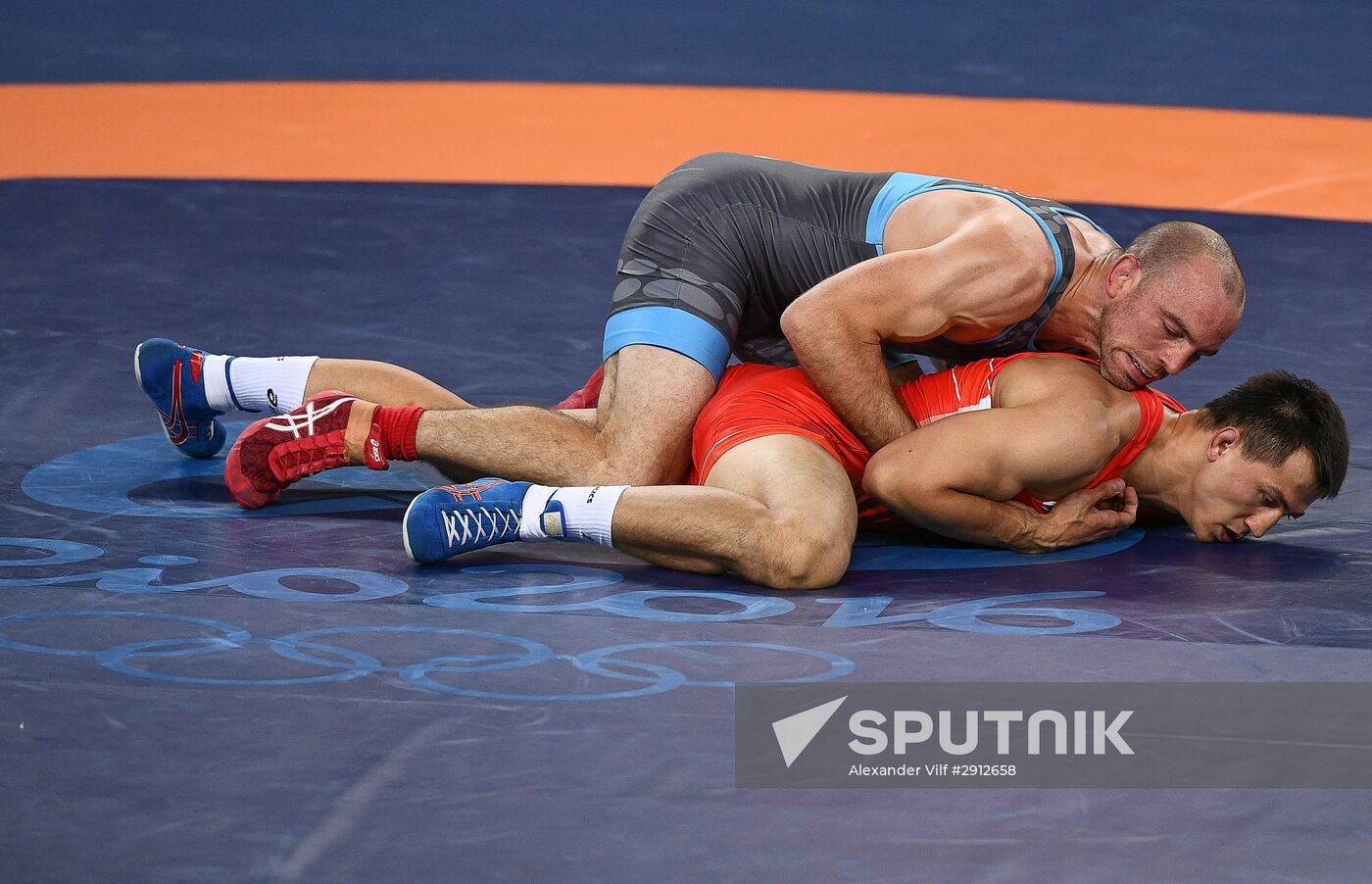 2016 Summer Olympics. Greco-Roman wrestling. Day One