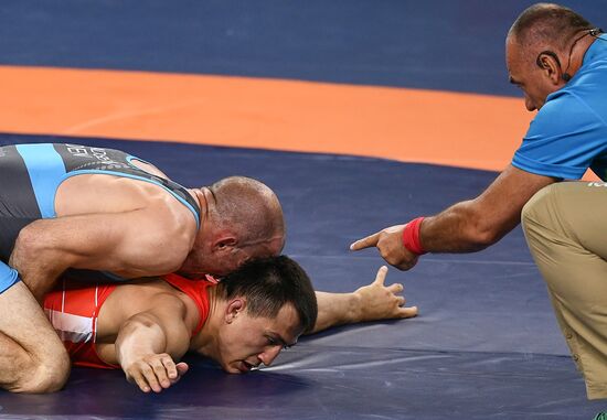 2016 Summer Olympics. Greco-Roman wrestling. Day One