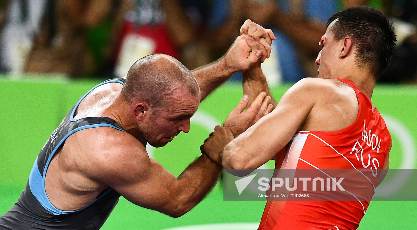 2016 Summer Olympics. Greco-Roman wrestling. Day One