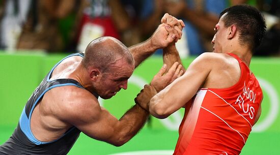 2016 Summer Olympics. Greco-Roman wrestling. Day One