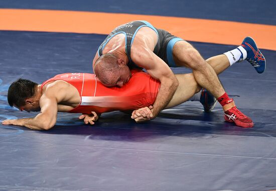 2016 Summer Olympics. Greco-Roman wrestling. Day One