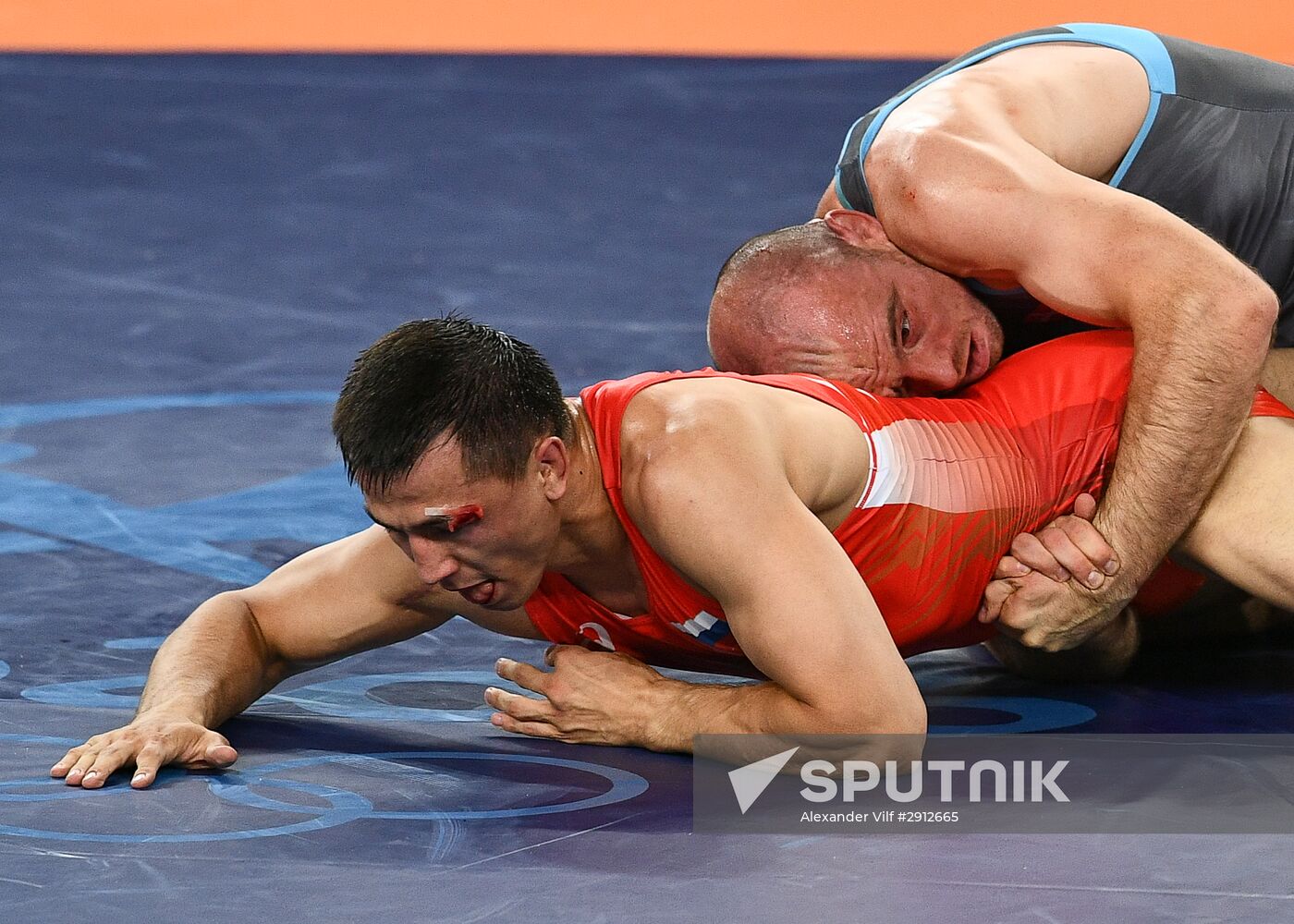 2016 Summer Olympics. Greco-Roman wrestling. Day One