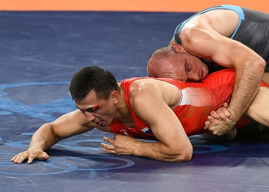 2016 Summer Olympics. Greco-Roman wrestling. Day One