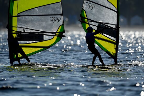 2016 Summer Olympics. Sailing. RS:X. Finals