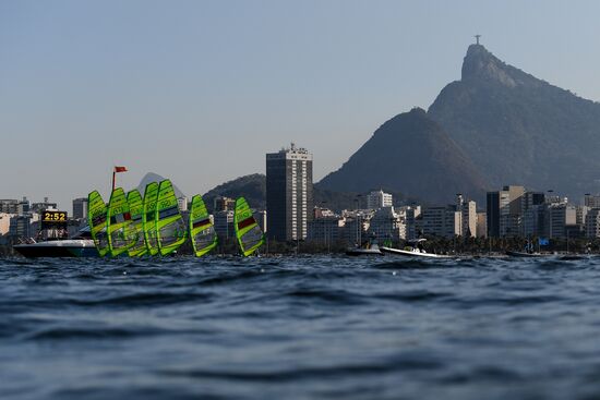 2016 Summer Olympics. Sailing. RS:X. Finals