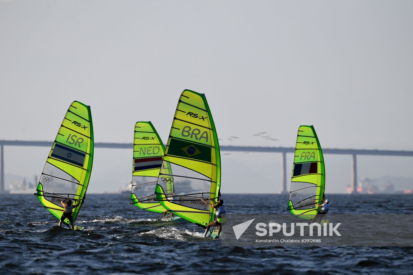 2016 Summer Olympics. Sailing. RS:X. Finals