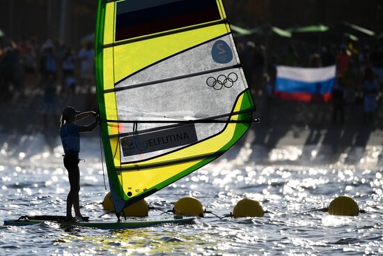 2016 Summer Olympics. Sailing. RS:X. Finals