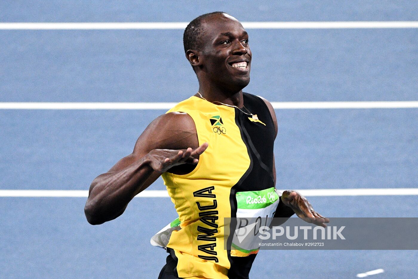 2016 Summer Olympics. Athletics. Men's 100m finals