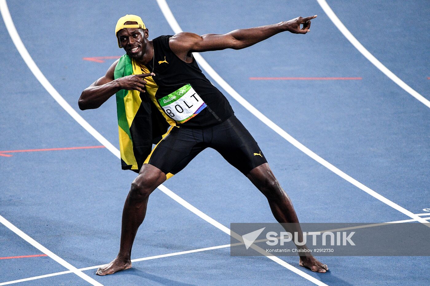 2016 Summer Olympics. Athletics. Men's 100m finals
