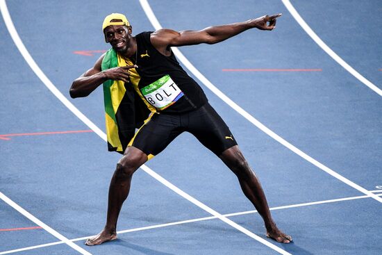 2016 Summer Olympics. Athletics. Men's 100m finals