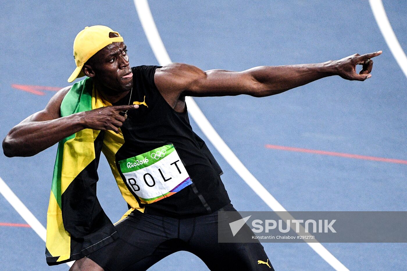 2016 Summer Olympics. Athletics. Men's 100m finals