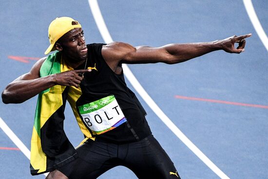 2016 Summer Olympics. Athletics. Men's 100m finals