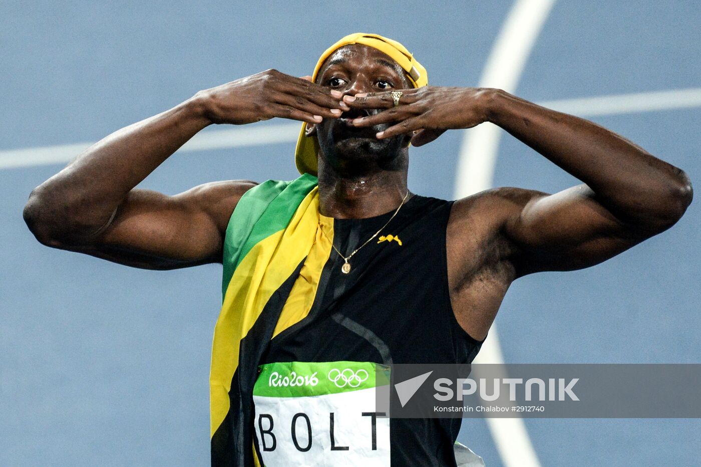 2016 Summer Olympics. Athletics. Men's 100m finals