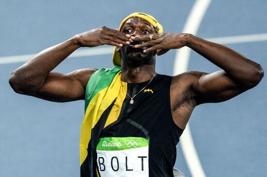 2016 Summer Olympics. Athletics. Men's 100m finals