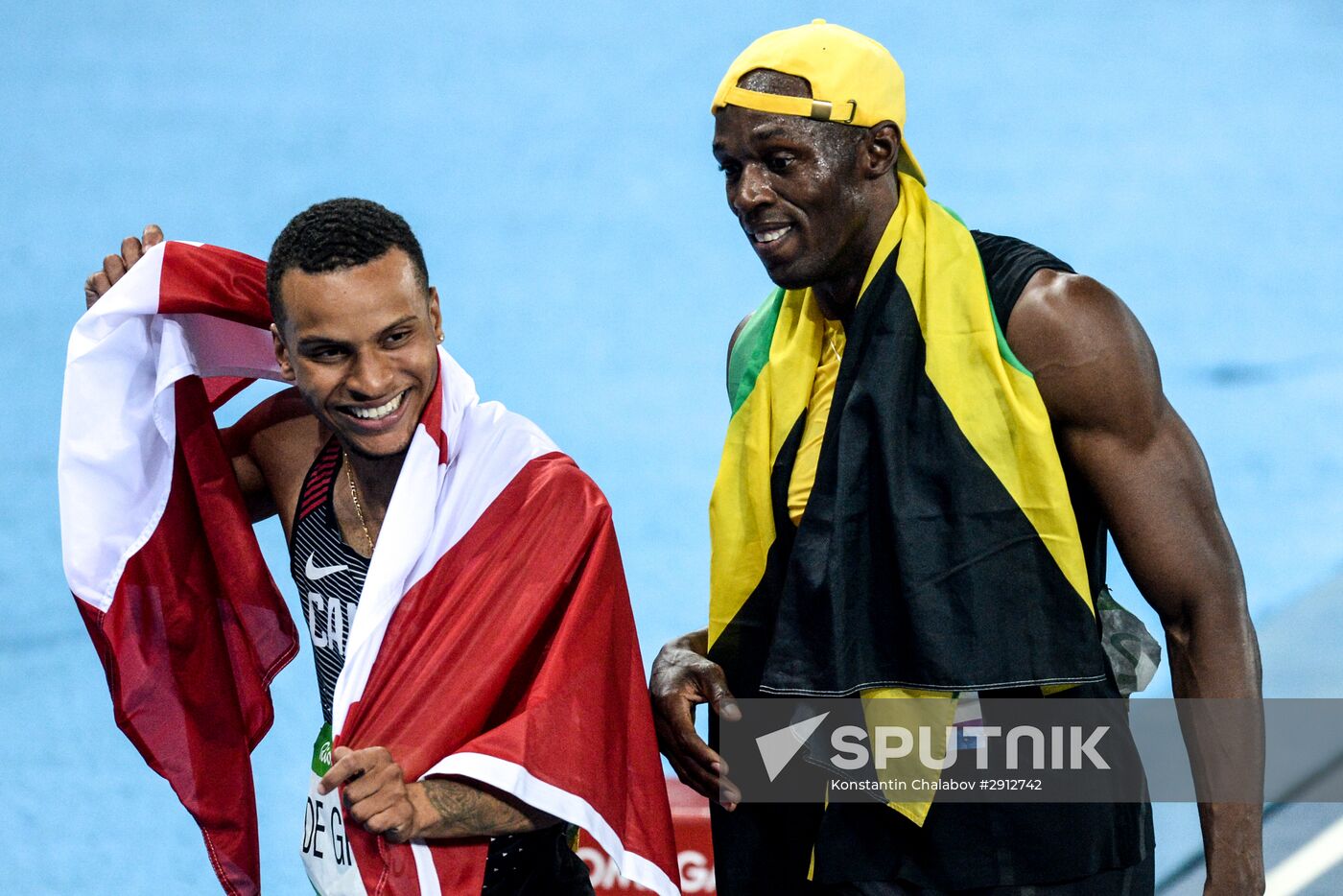 2016 Summer Olympics. Athletics. Men's 100m finals