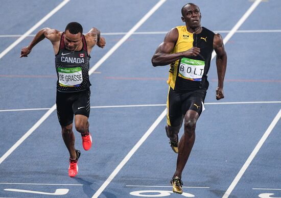 2016 Summer Olympics. Athletics. Men's 100m finals