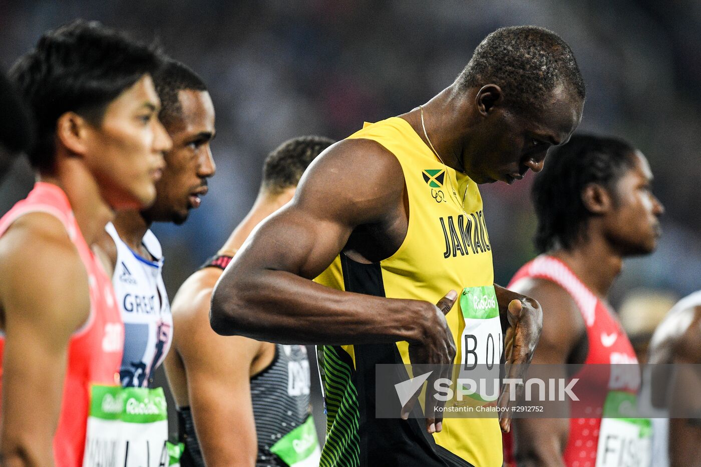 2016 Summer Olympics. Athletics. Men's 100m finals