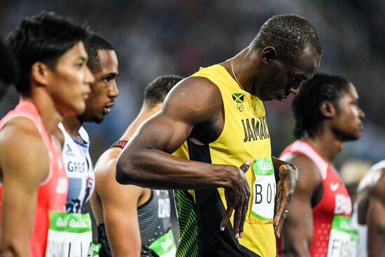 2016 Summer Olympics. Athletics. Men's 100m finals