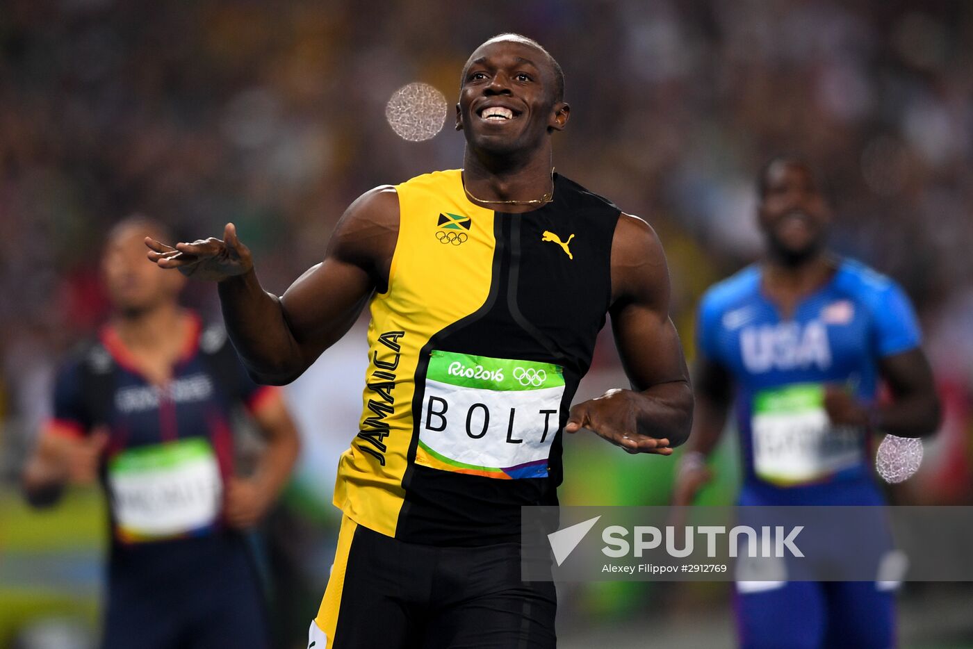 2016 Summer Olympics. Athletics. Men's 100m finals