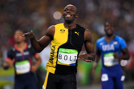 2016 Summer Olympics. Athletics. Men's 100m finals