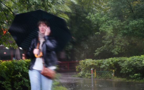 Rain in Moscow