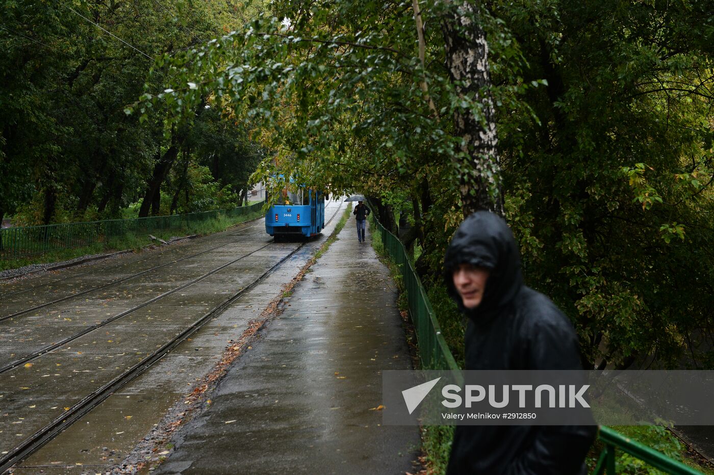 Rain in Moscow