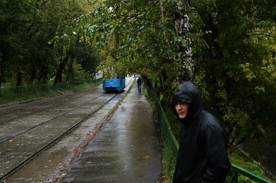 Rain in Moscow