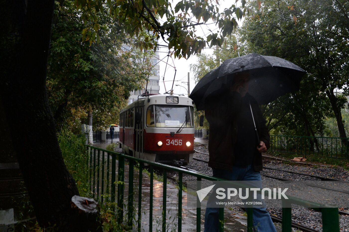 Rain in Moscow