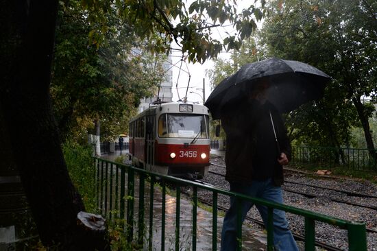 Rain in Moscow
