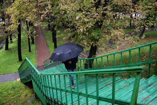 Rain in Moscow